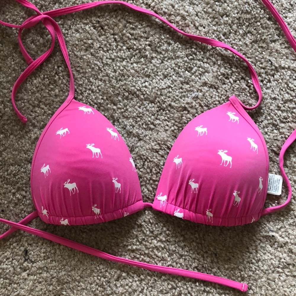Pink Abercrombie and Fitch Bikini Top